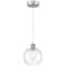 Access Lighting Port Nine Burgundy, Burgundy LED Pendant, Brushed Steel Finish, Seeded Glass 63142LEDDLP-BS/SDG - alternate 1